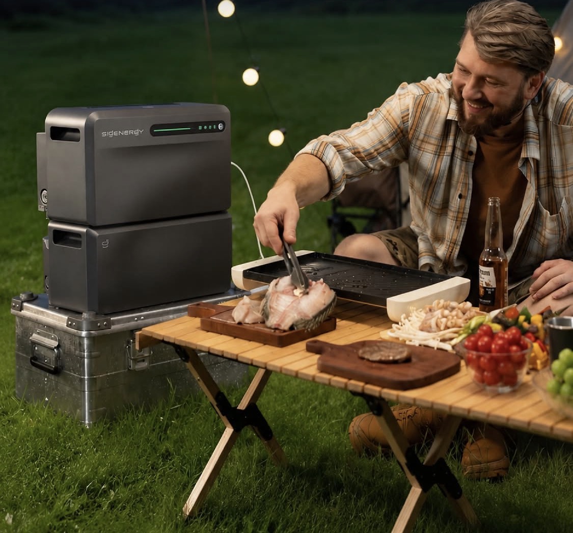 Batterie Sigenergy en situation nomade et camping pour tous les packs Lepton