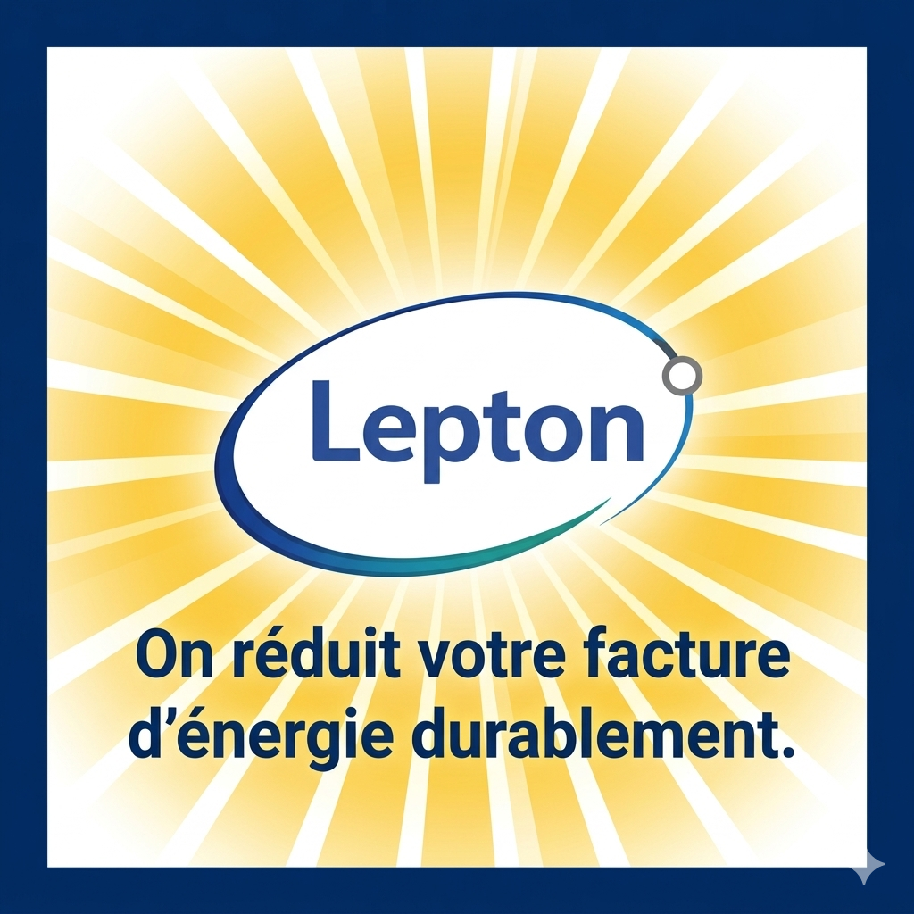 Lepton Instagram - On réduit votre facture d'énergie durablement