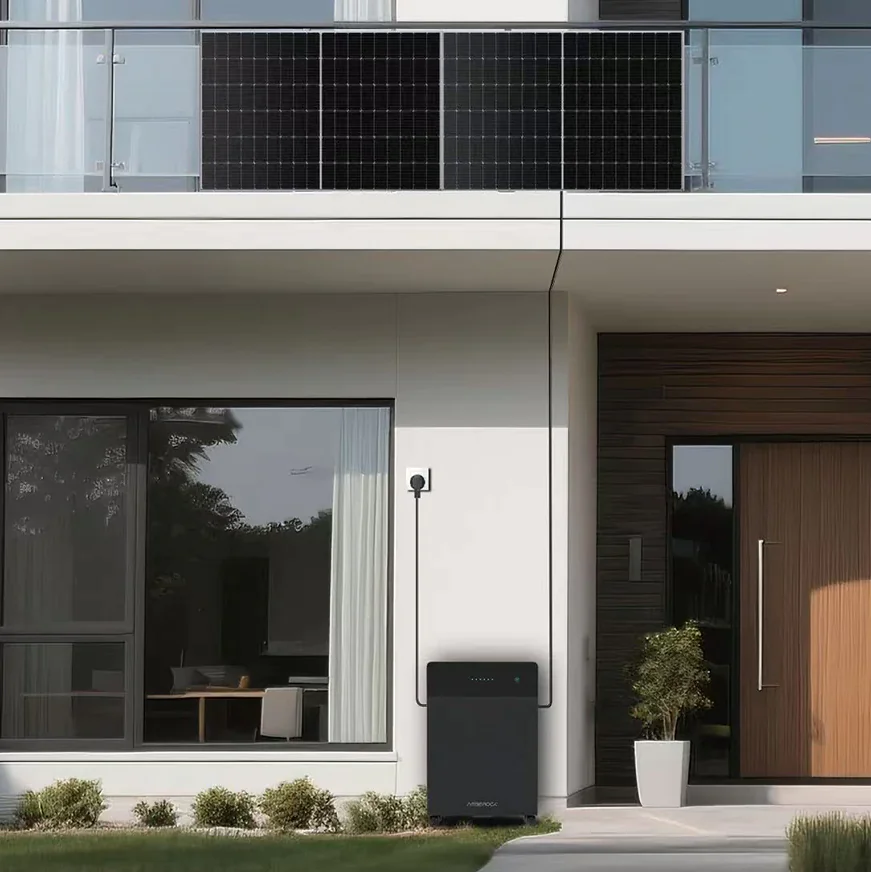 Installation solaire plug & play sur balcon avec batterie Lepton